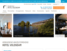 Tablet Screenshot of hotelvolendam.nl